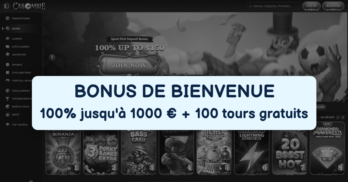 Casombie Casino : Meilleurs Slots en France